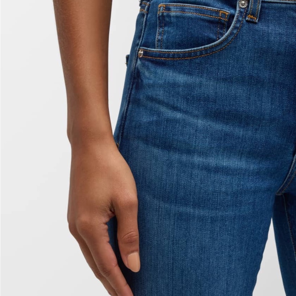 NWOT Veronica Beard Beverly High-Rise Skinny Flare Jeans SZ 30 - Picture 4 of 8